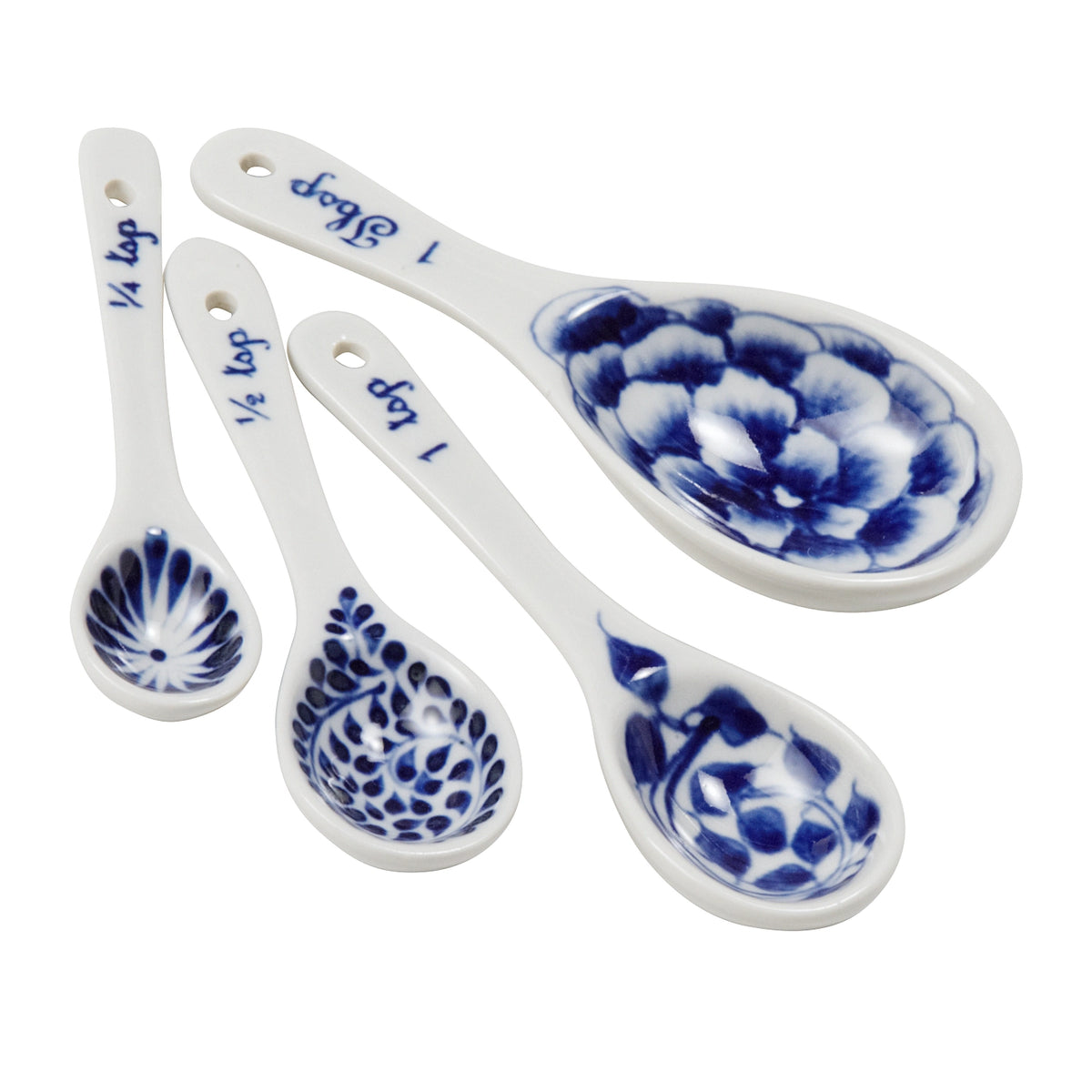 Measuring spoons, blue