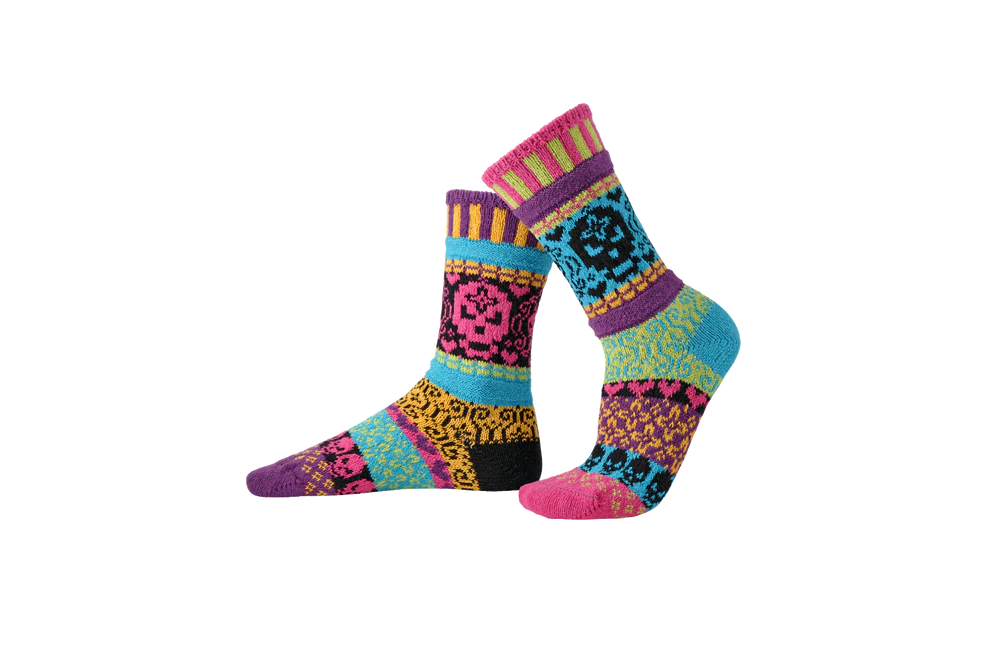 Solmate Crew Socks Day of The Dead