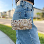 Boho Crossbody Purse Beige