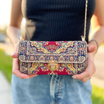 Boho Crossbody Purse Red