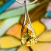 Citrine Raindrop Pendant