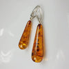 Amber Teardrop Earrings