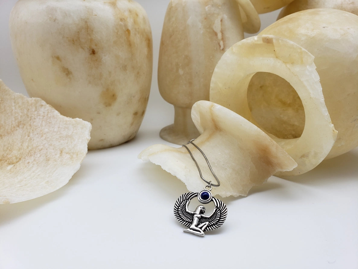 Silver Isis Necklace