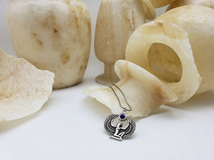 Silver Isis Necklace