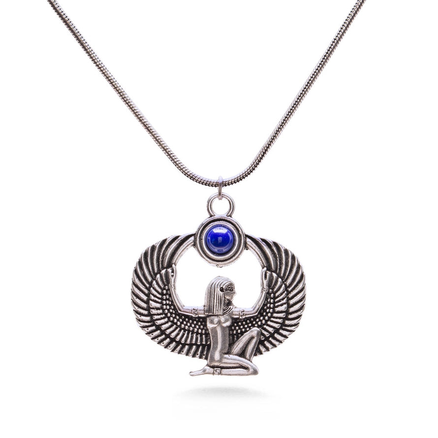 Silver Isis Necklace