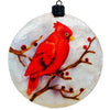 Capiz Cardinal Ornament