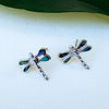 Abalone Dragonfly Earrings