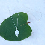 Silver Leaf Necklace