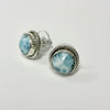 Larimar Post Earrings