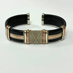 Leather and Copper Bracelet
