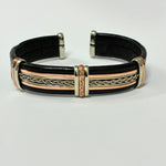 Leather and Copper Bracelet