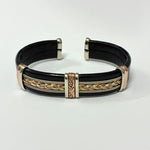 Leather and Copper Bracelet