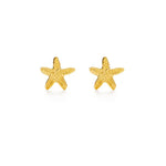 Tiny Starfish Stud Earrings