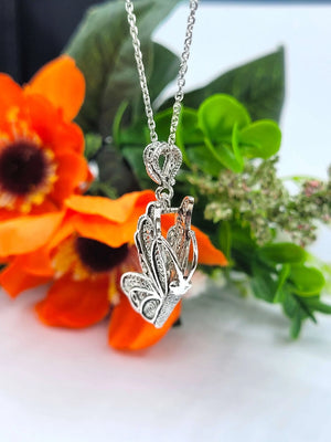 Butterfly Filigree Necklace