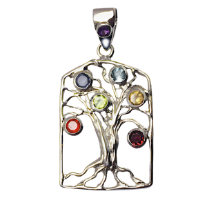 Chakra Tree of Life Pendant
