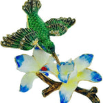 Hummingbird with Ladybug Box