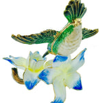 Hummingbird with Ladybug Box