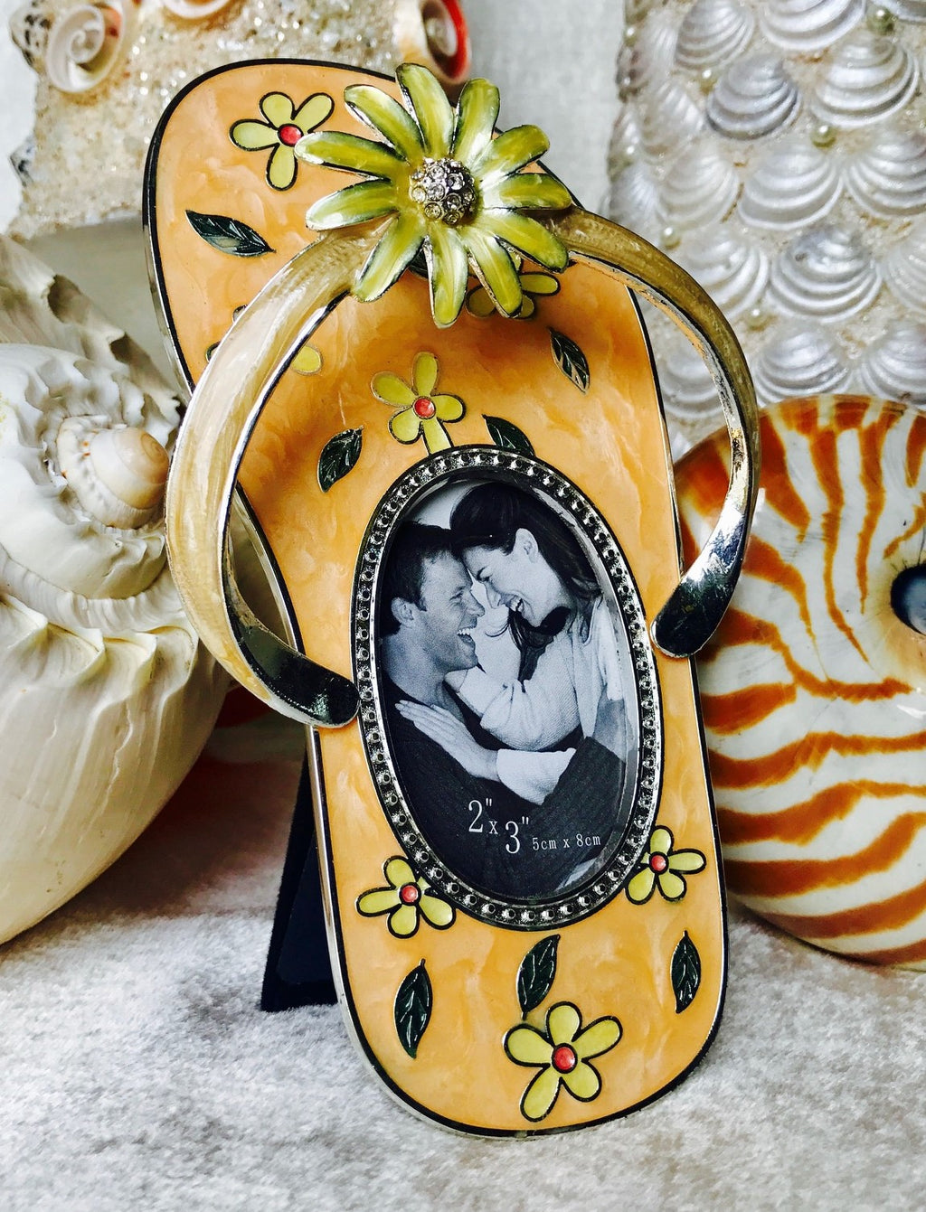 Floral Flip-Flop Frame