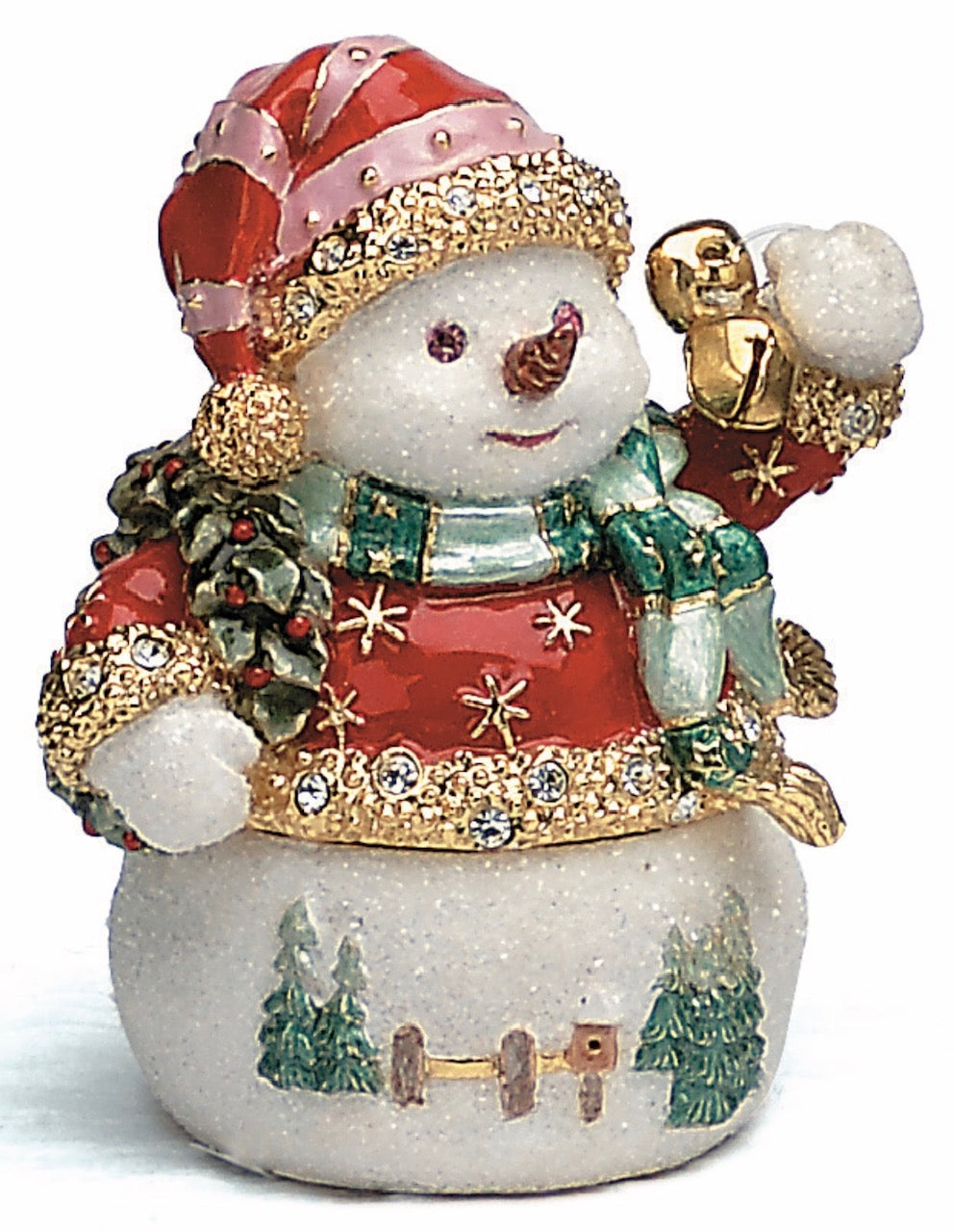 Red Jingle Snowman Box