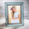 Aqua Stained-Glass Frame 4X6