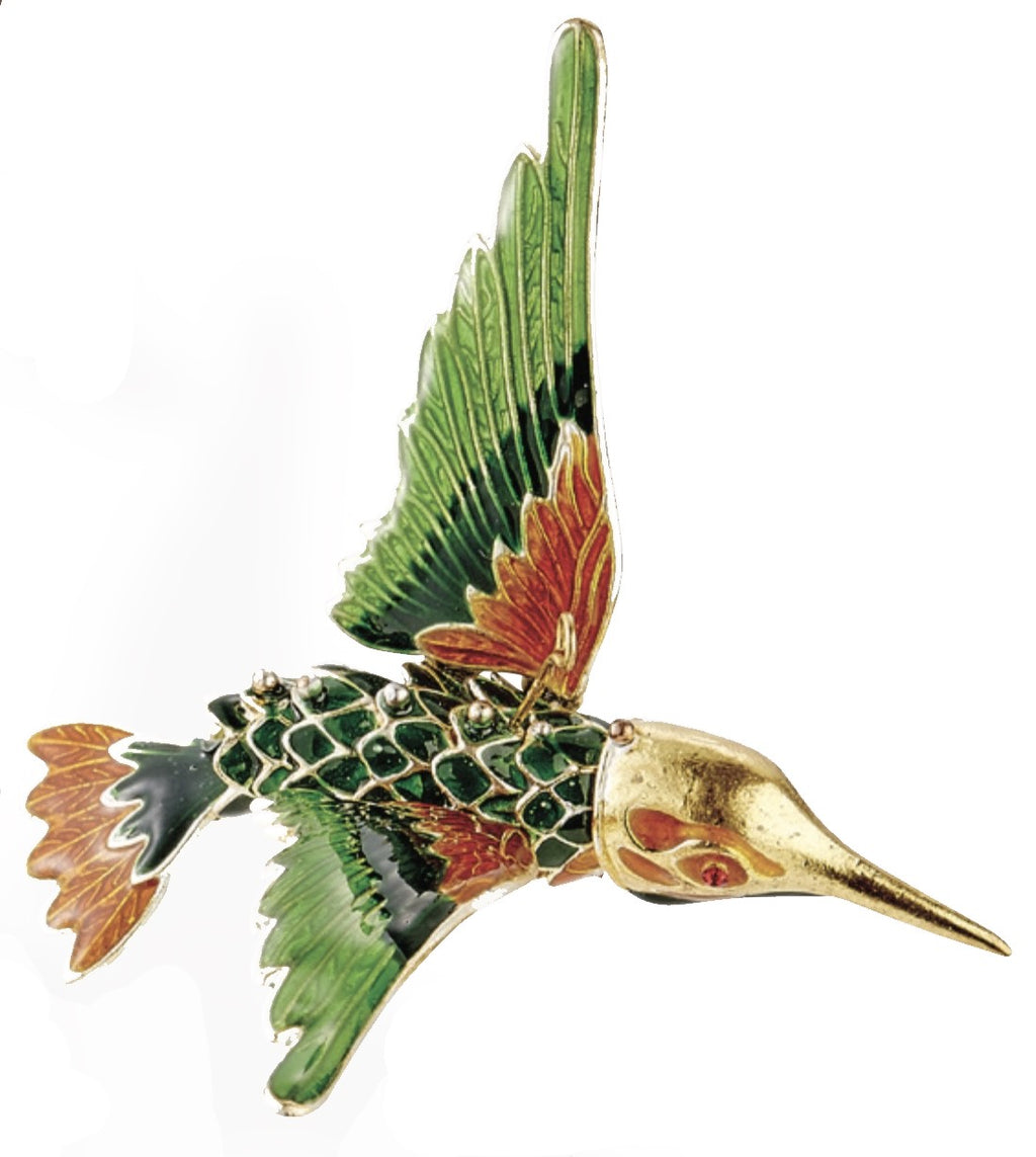 Articulated Hummingbird Ornament Large