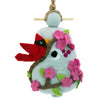 Cardinal Felt Birdhouse