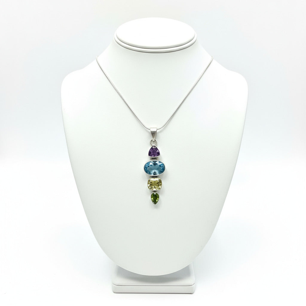 Multi-Gemstone Pendant