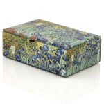 Irises Glass Box