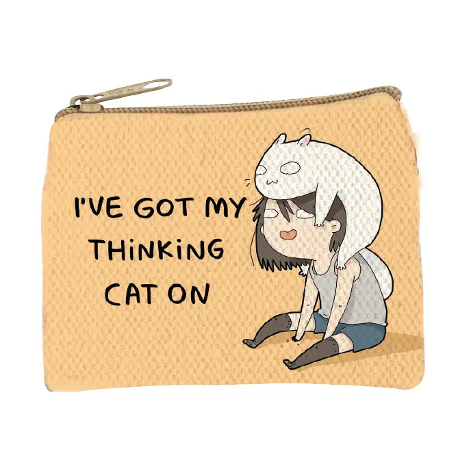 My Thinking Cat Coin Purse