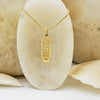 “I Love You” Cartouche Pendant
