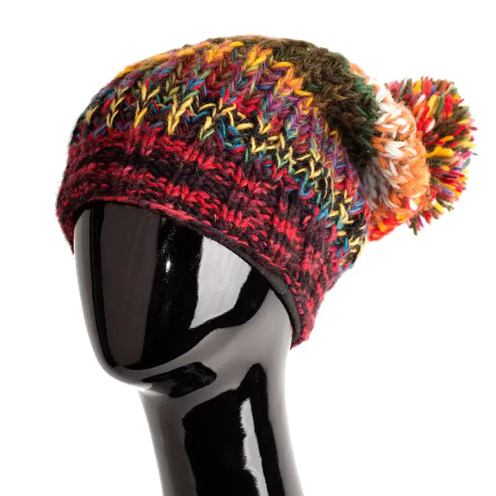 Pom Pom Wool Hat