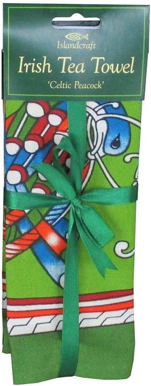 Peacock Irish Tea Towel