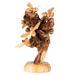 Mushroom Sculpture with Bees