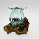 Glass Root Vase