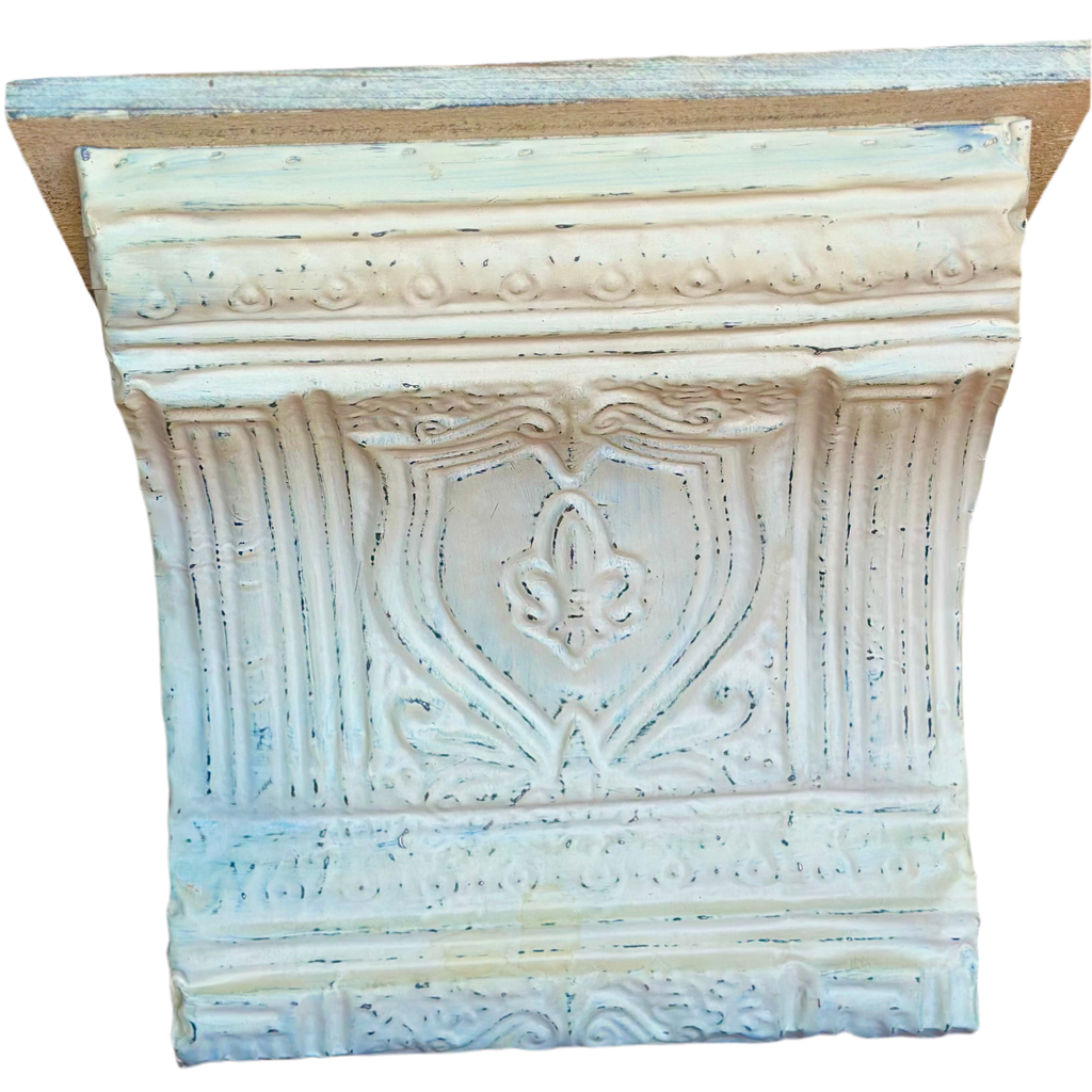 Vintage Architectural Tin Ceiling Tile Wall Decor