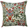 William Morris Floral Belgian Jacquard Woven Pillow