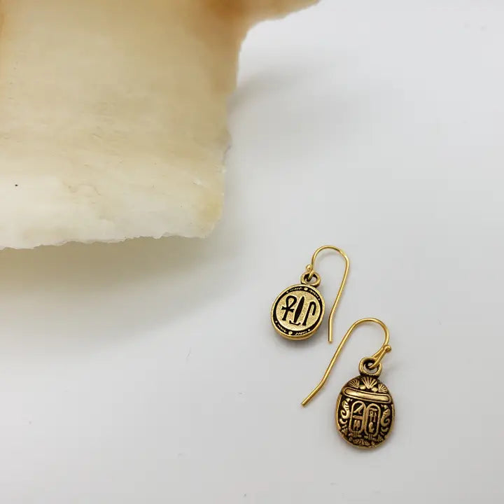 Scarab Earrings