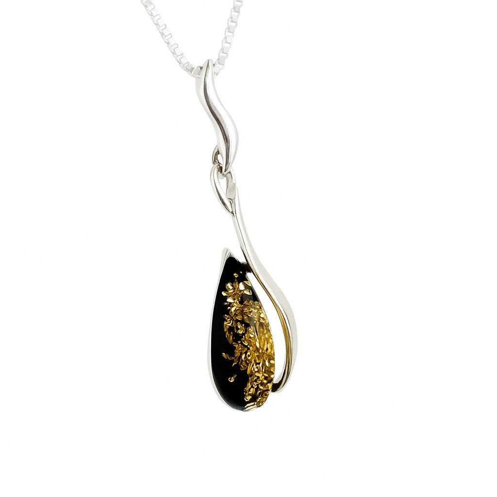 Art Nouveau Amber Necklace