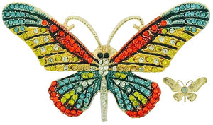 Crystal Butterfly Magnet