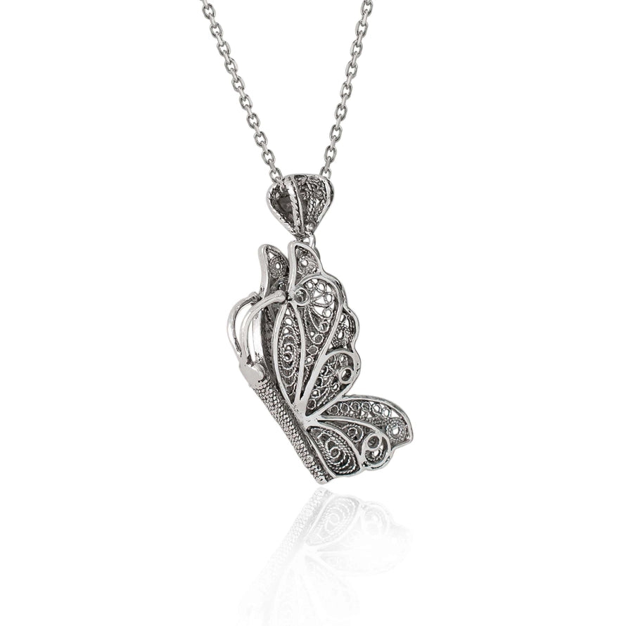 Butterfly Filigree Necklace