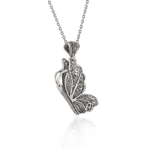 Butterfly Filigree Necklace
