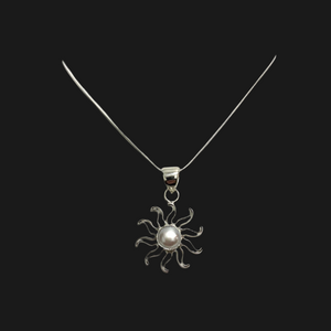 Pearl Sun Necklace