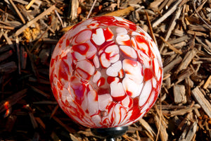 Solar Garden Sphere Red