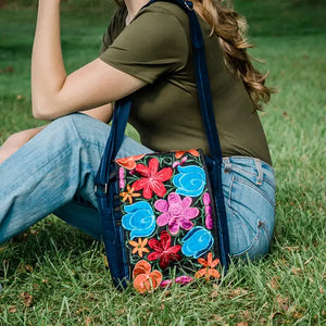 Hand Embroidered Crossbody
