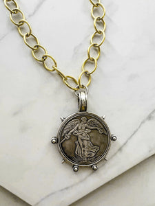 French Victory Medal Necklace