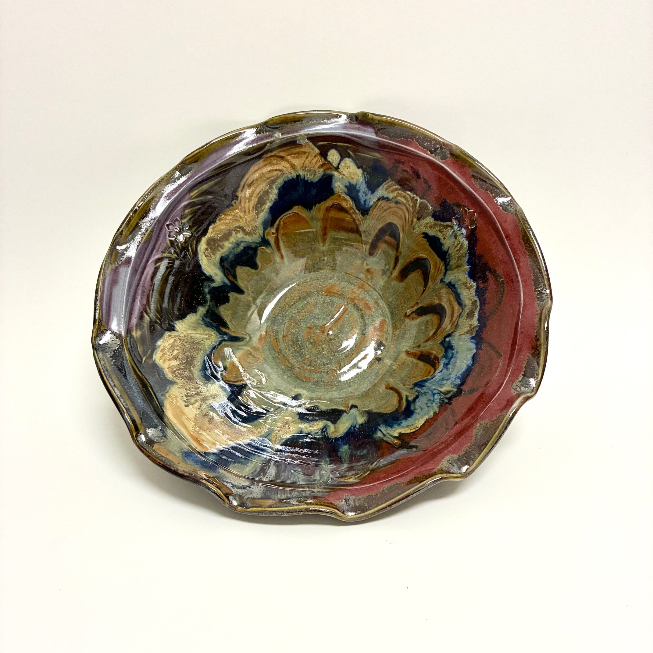 Altered Serving Bowl 12"