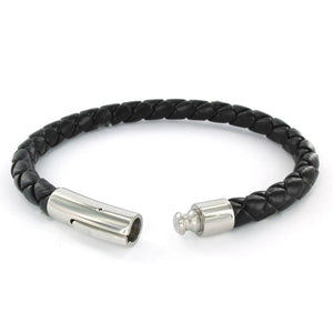 Stainless & Leather Bracelet