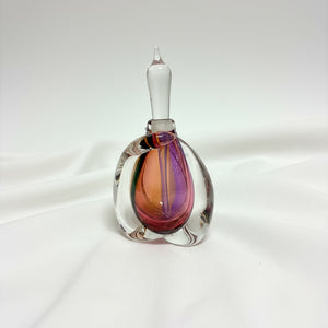 Art Glass Perfume Multicolor Swirl