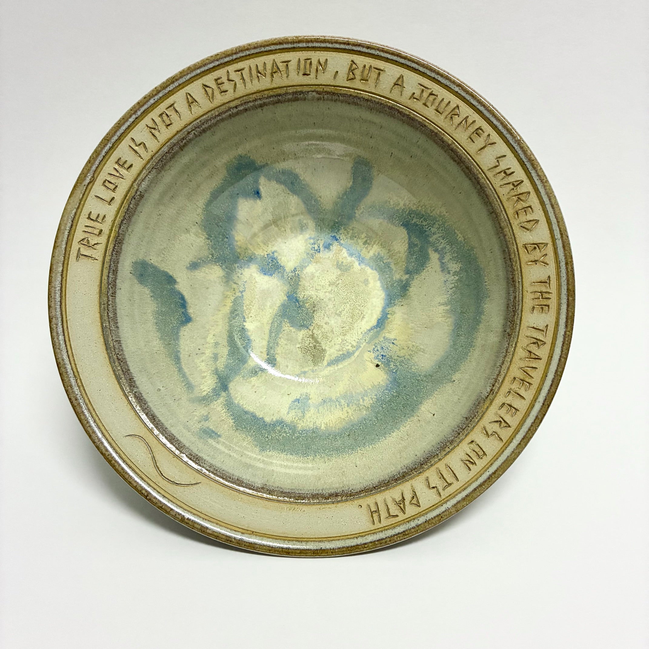 Blessing Bowl - "True Love Is Not A Destination"