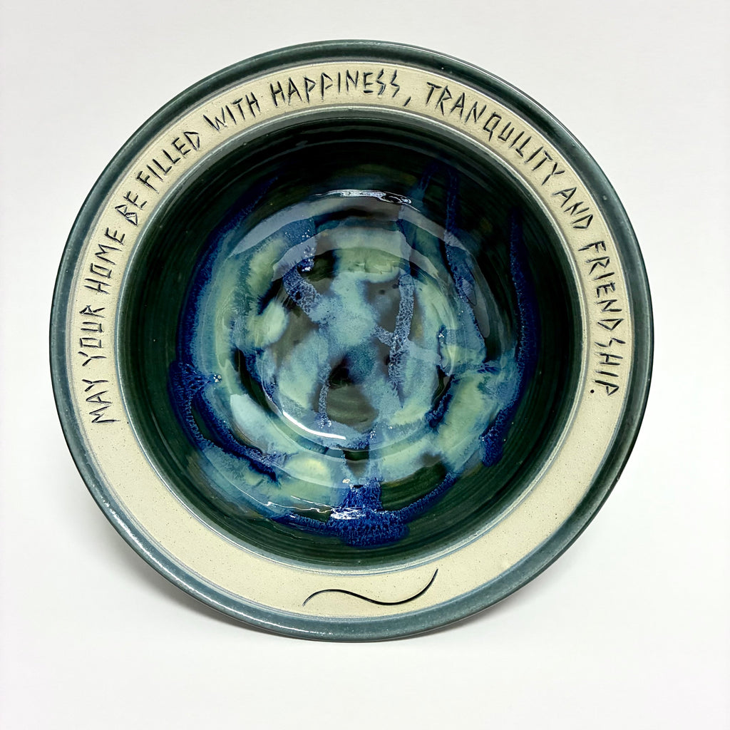 Blessing Bowl May "Your Home Be Filled with Happiness"
